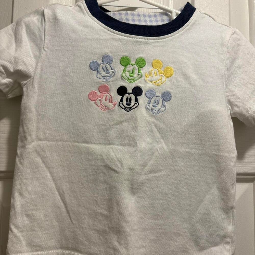 Disney Janie and Jack Mickey Mouse baby/Toddler boy Blue Terry Cloth shorts set - Picture 2 of 7